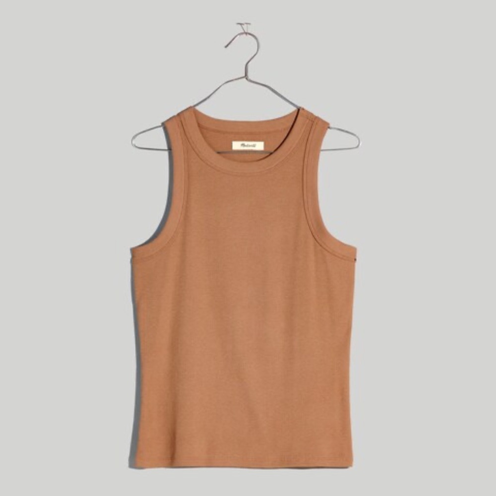 Madewell Brightside/Supima Rib Cutaway Tank